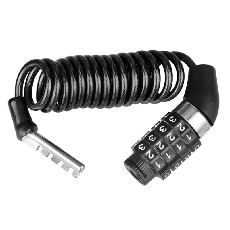 Scooterslot AERIUM 4DIGIT mini zwart