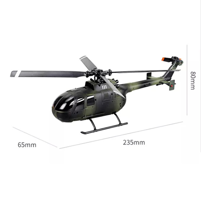 RC helikopter AERIUM C186 4CH CAMOUFLAGE groen