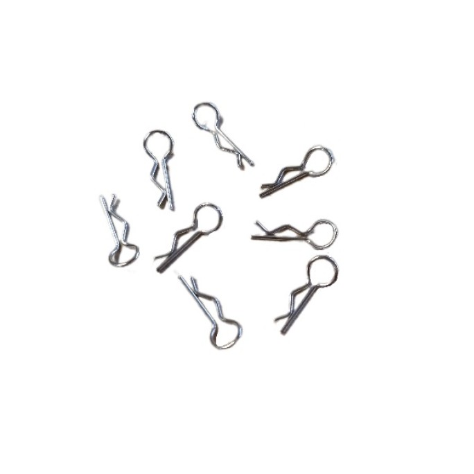 Reserve set van 8 body mounts voor RC auto AERIUM HOSHI SPEED (1:10)