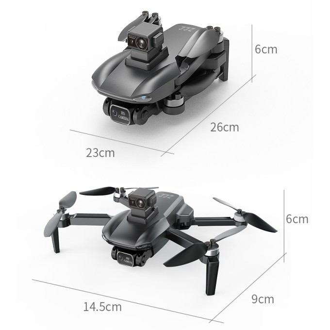 AERIUM MAX 108 LASER 4K Dual Camera GPS drone - 3 batterijen