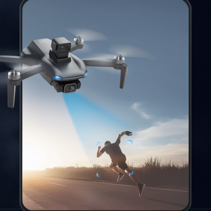 AERIUM MAX 108 LASER 4K Dual Camera GPS drone - 3 batterijen