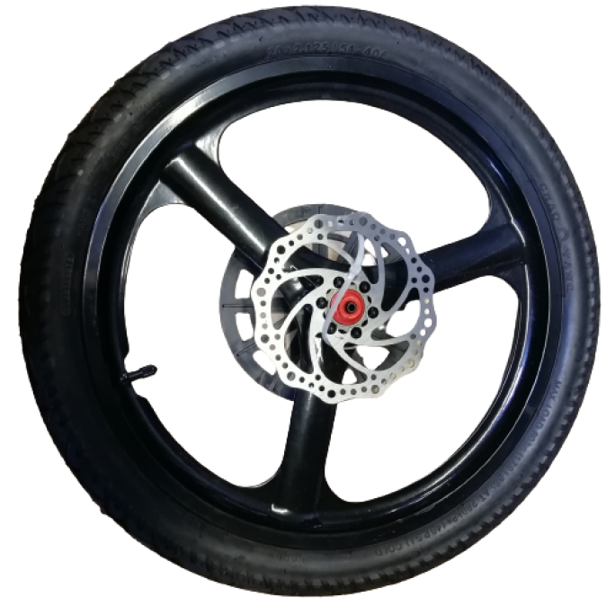 Reserve voorwiel voor AERIUM E350 Big Wheel Reserve voorwiel voor AERIUM E350 Big Wheel