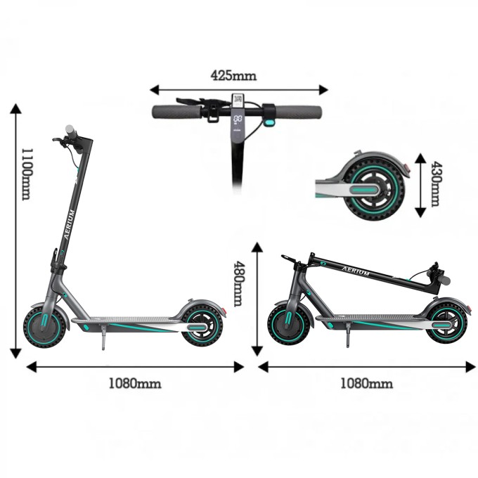 Elektrische step AERIUM T350 PRO blauw
