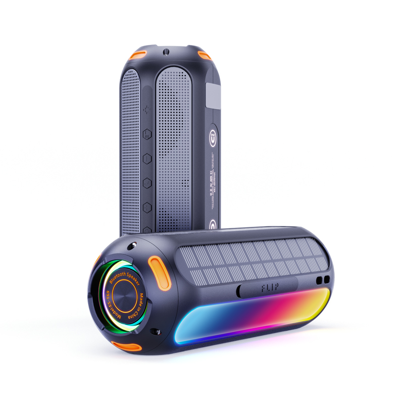 Draagbare Bluetooth-luidspreker met zonnepaneel AERIUM T5000 LED TWS