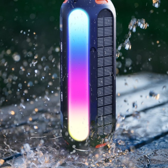 Draagbare Bluetooth-luidspreker met zonnepaneel AERIUM T5000 LED TWS