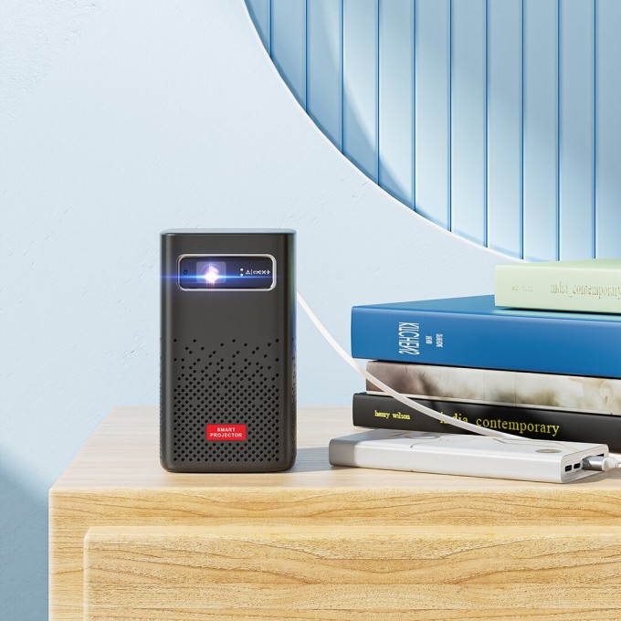 Mini Draagbare Projector met Batterij AERIUM P8000 DLP Wi-Fi Super Bass