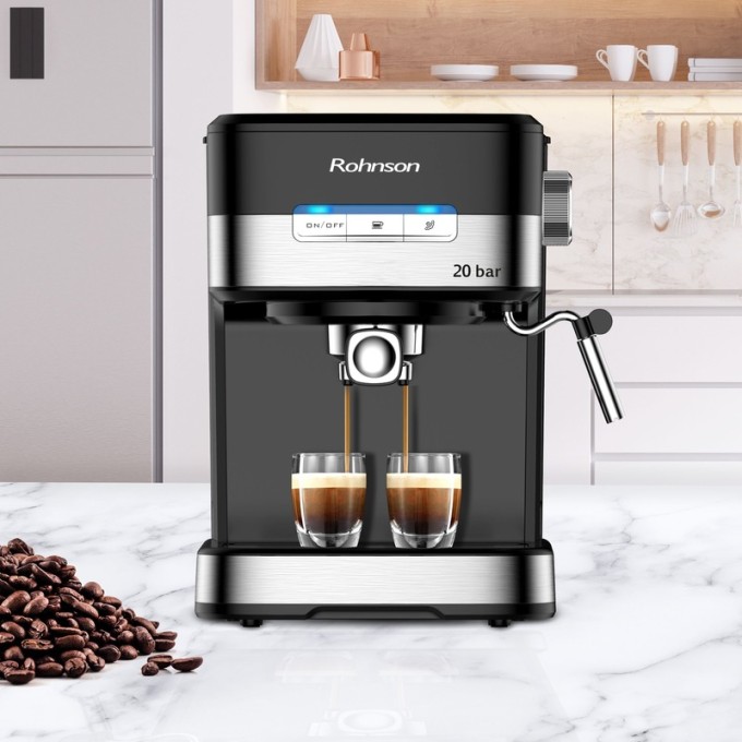 Koffiezetapparaat met hendel Rohnson R-989