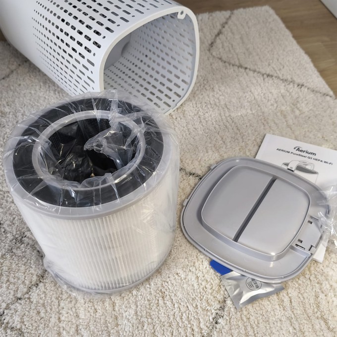 Luchtreiniger AERIUM PureSteel Q3 HEPA Wi-Fi