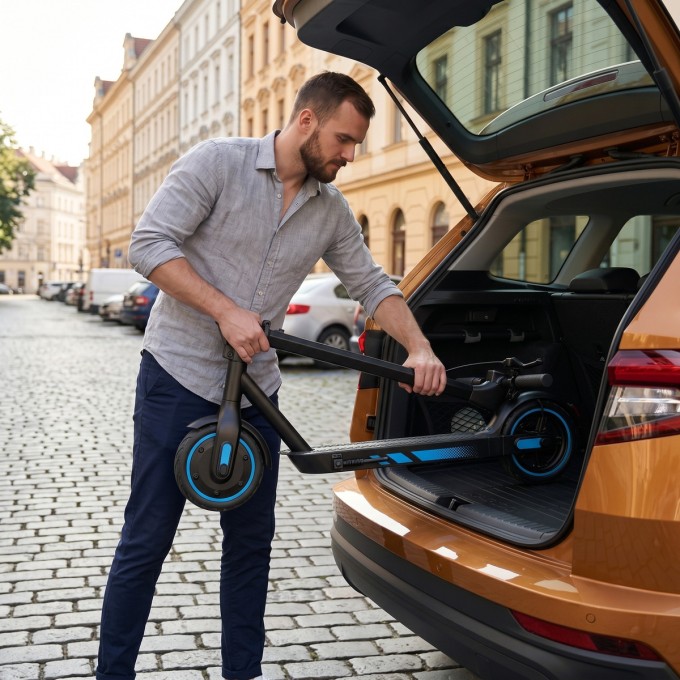 Elektrische step AERIUM MaxRide T500 blauw