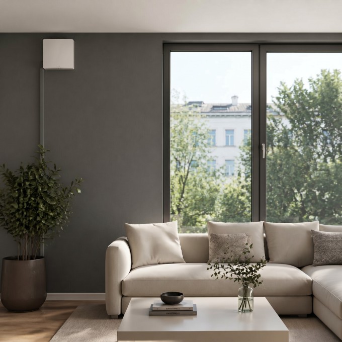 Decentrale warmteterugwinning AERIUM FreshPair+ C60P met CO2-sensor
